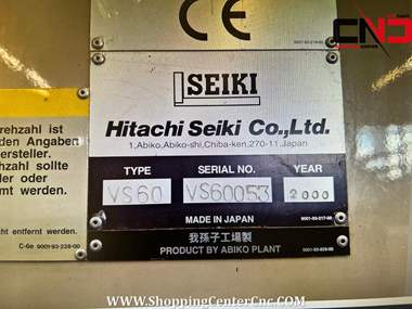 فرز سی ان سی سه محور HITACHI SEIKI VS60 ساخت ژاپن