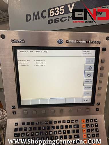 فرز سی ان سی سه محور DECKEL MAHO DMC 635V ساخت آلمان